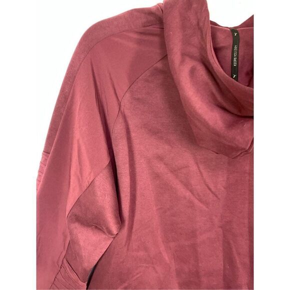 -1. Puma Women's Keep You Dry Cropped Pullover Sweatshirt Hoodie Maroon Size XL - Picture 11 of 11